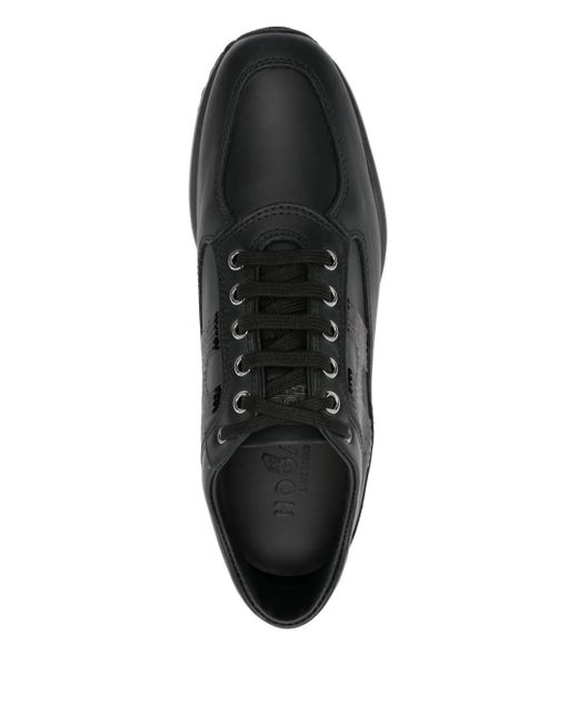 Hogan Black Interactive Sneakers mit Pailletten
