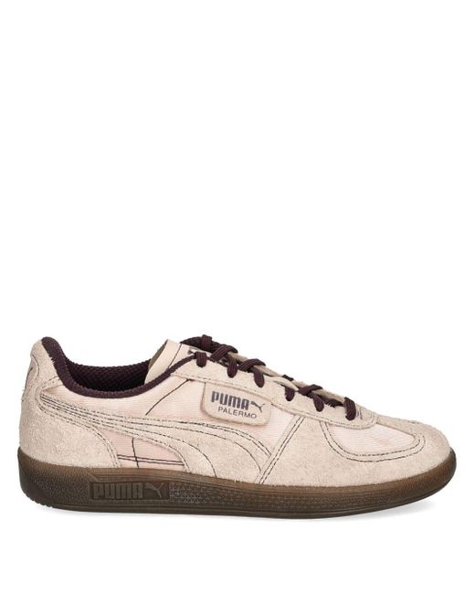 PUMA Palermo Clobber Dresscode Trainers in Brown | Lyst
