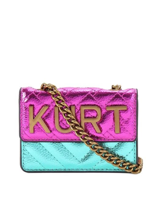 Kurt Geiger Pink Micro Kensington Kurt Shoulder Bag