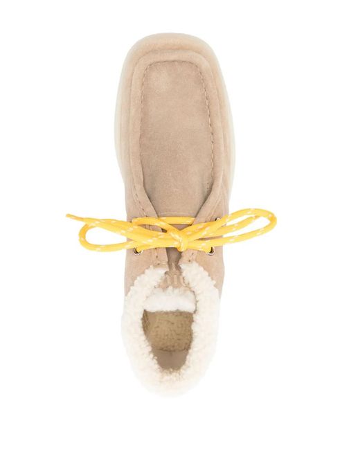 Miu Miu Natural 45Mm Suede Boots