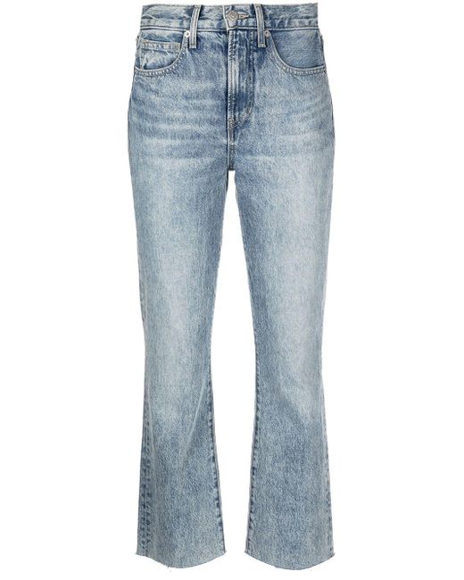 Veronica Beard Blue Carly Kick-flare Jeans