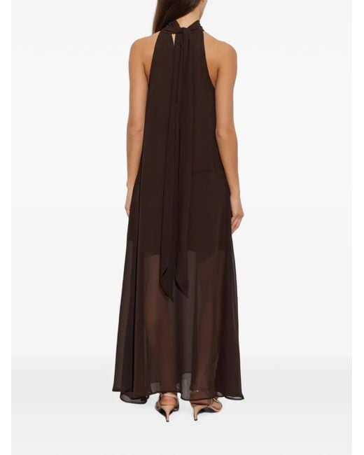 Gestuz Purple Gzdorah Halterneck Maxi Dress