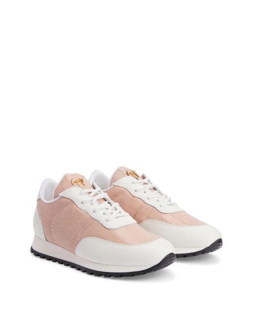 Giuseppe Zanotti Pink Jimi Running Sneakers