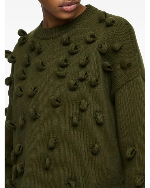 J.W. Anderson Green Textured Jumper