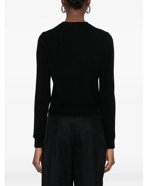 Lisa Yang Black Cardigan Wilona Boutonné