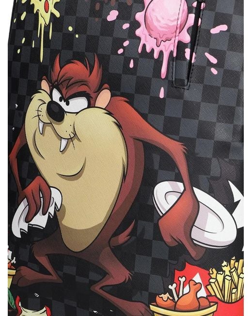 Sprayground Blue X Looney Tunes Tazmanian Devil Lunch Break Backpack for men