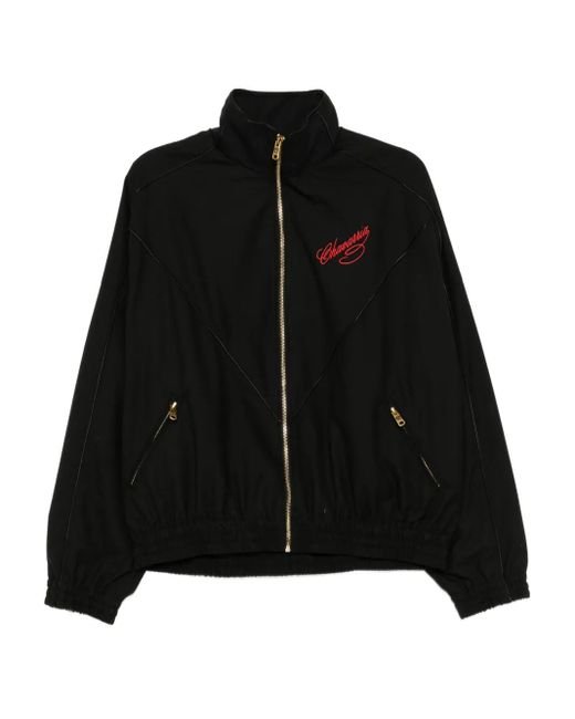 Willy Chavarria Black Zip-Up Jacket for men