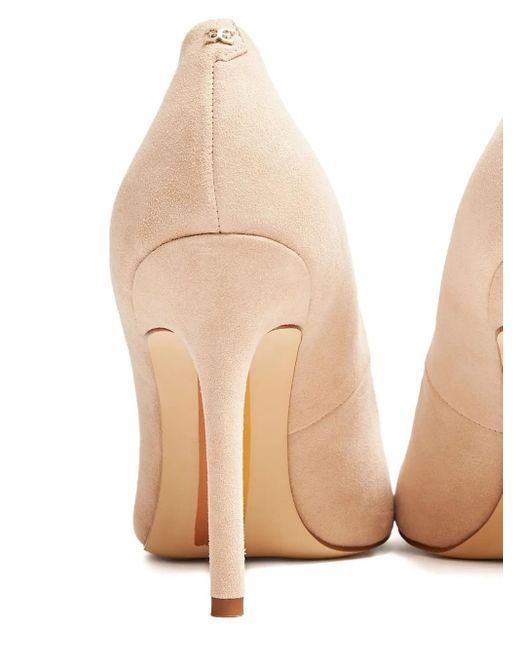 Sam Edelman Pink 100Mm Hazel Suede Pointed-Toe Pumps