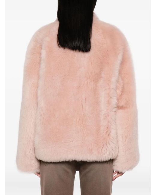 Ermanno Scervino Pink Toggle-Fastening Jacket