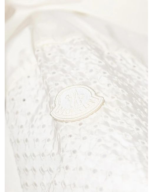 Moncler White Zelkova Jacket