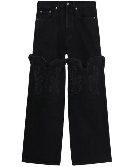 Y. Project Black Evergreen Jeans for men