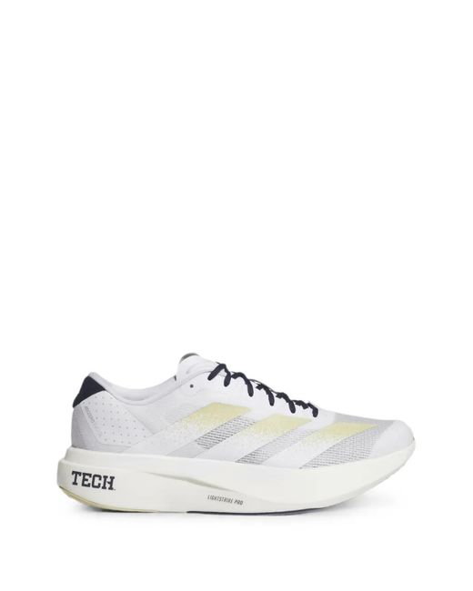 Adidas White Adizero Evo Sl Sneakers for men
