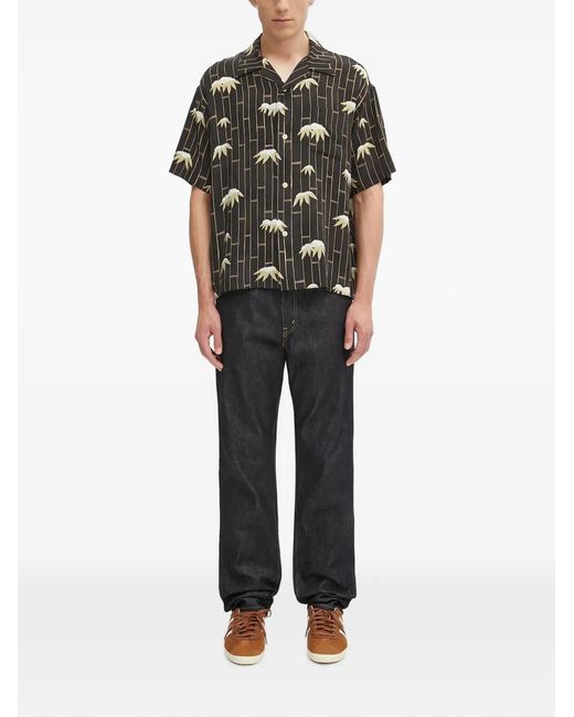 Visvim Black Contrast-Stitching Jeans for men