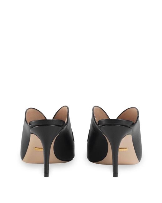 gucci mules with heel