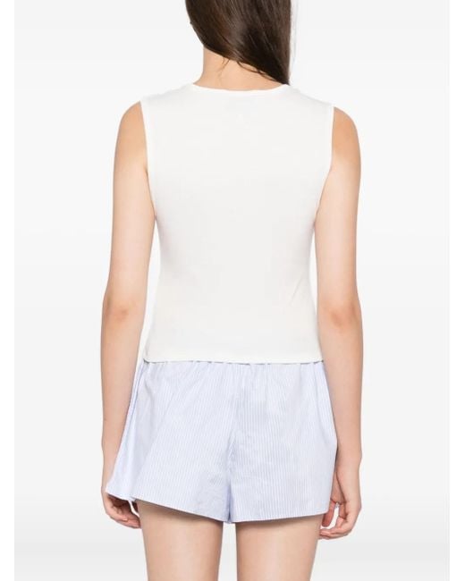 Reformation White Ryland Top