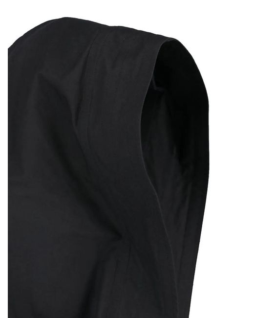 Stella McCartney Black Asymmetric One-Shoulder Dress