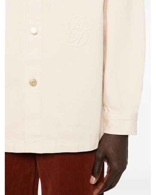 Drole de Monsieur Natural Denim Shirt Jacket for men