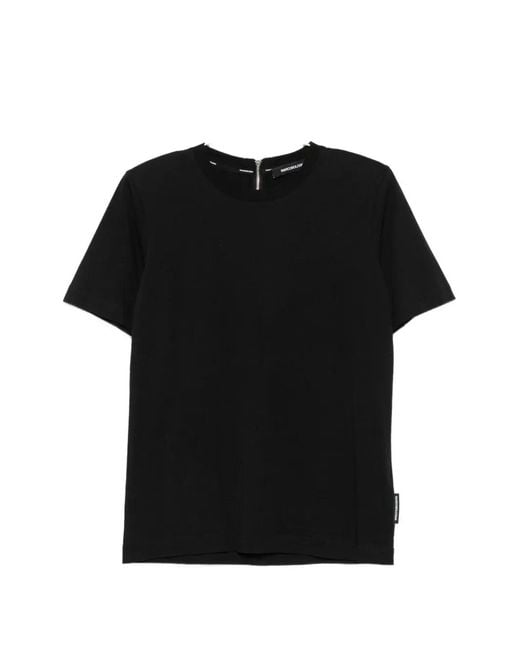 Marco Bologna Black Zip-Fastening T-Shirt