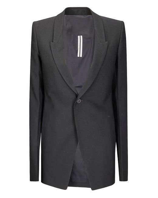 Rick Owens Black Blazer mit einem Knopf