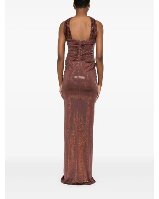 The New Arrivals Ilkyaz Ozel Purple Sleeveless Dress