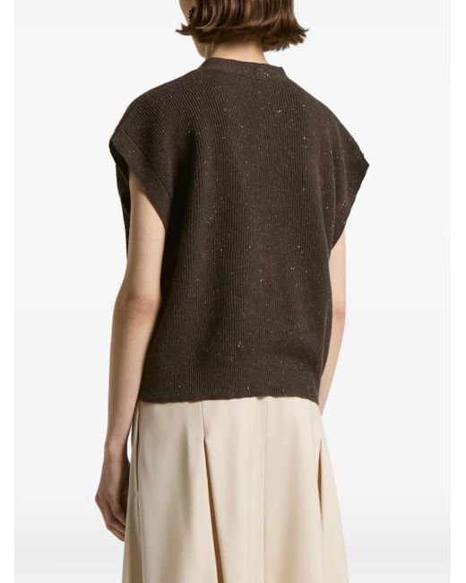 Cardigan À Effet Moucheté Peserico en coloris Black