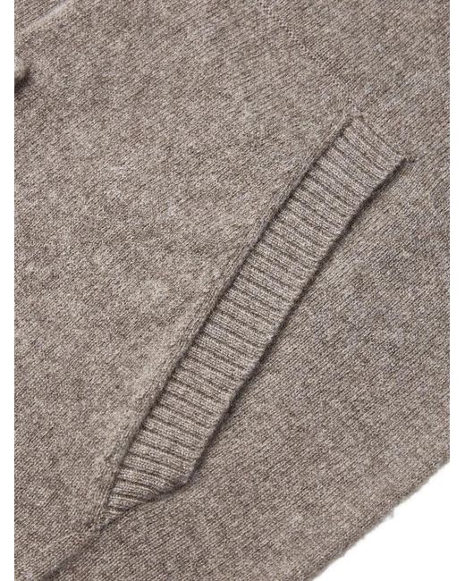 Shanghai Tang Gray Cashmere Cardigan