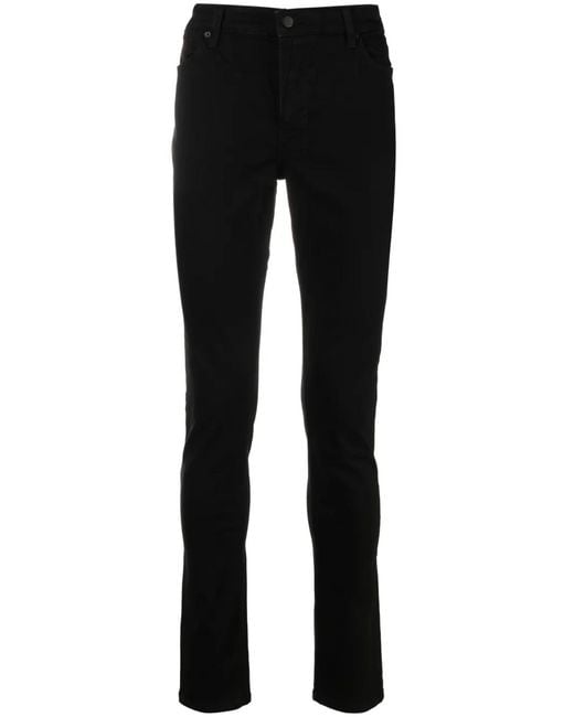 Ksubi Black Logo-Patch Skinny Jeans for men