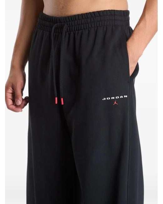 Nike Black Flight Fleece Track Pants for men