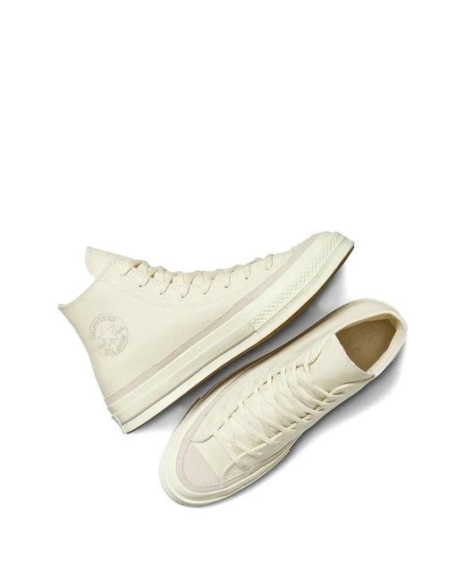 Converse Natural Chuck 70 Embroidered-Logo Sneakers