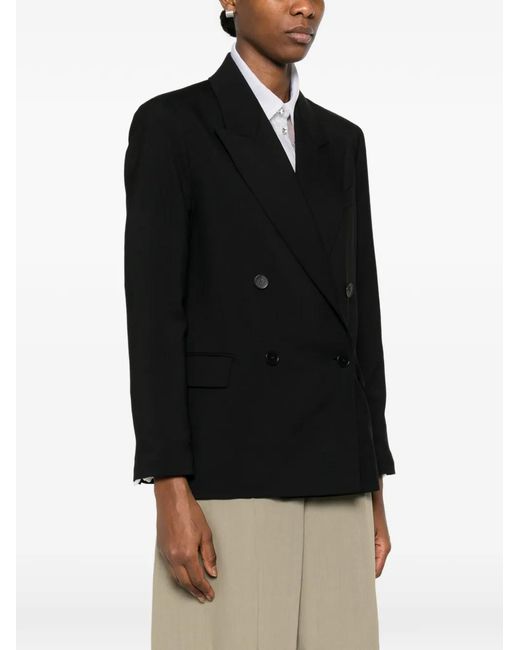 Joseph Black Double-Breasted Blazer