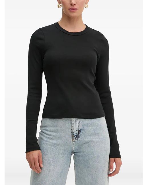 A.L.C. T-Shirt Met Lange Mouwen in het Black