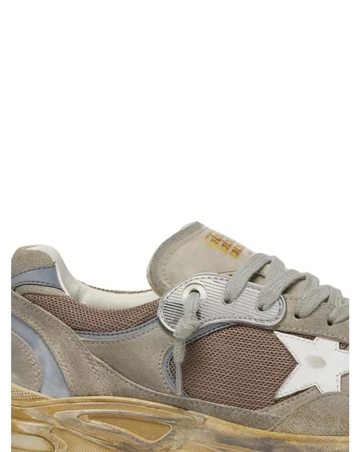 Golden Goose Deluxe Brand White Lace-Up Star-Detail Sneakers for men