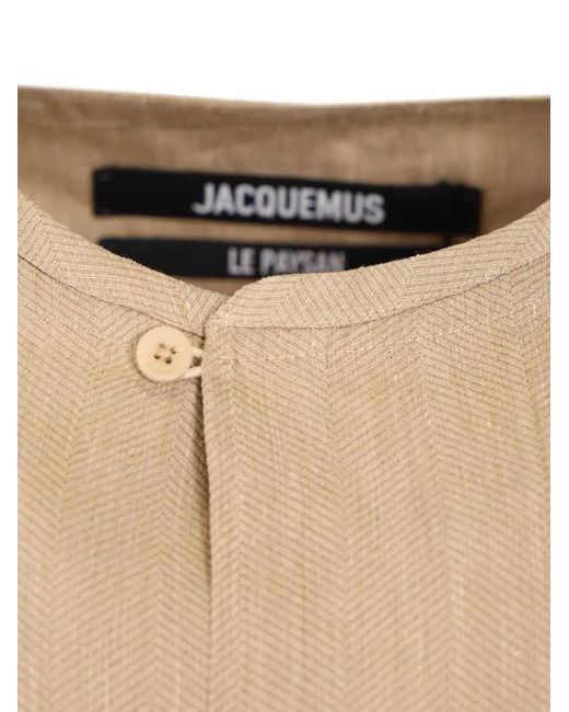 Jacquemus Natural "La Chemise Pastro" Blouse for men
