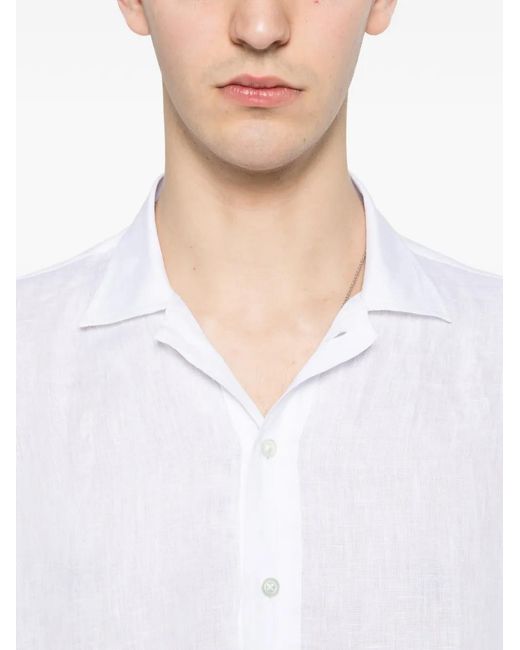 Tagliatore White Button-Up Shirt for men