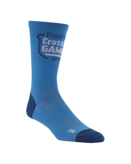 Reebok Blue X Crossfit Games Crew Socks for men