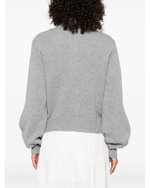 Marni Vest Met Logopatch En Knopen in het Gray
