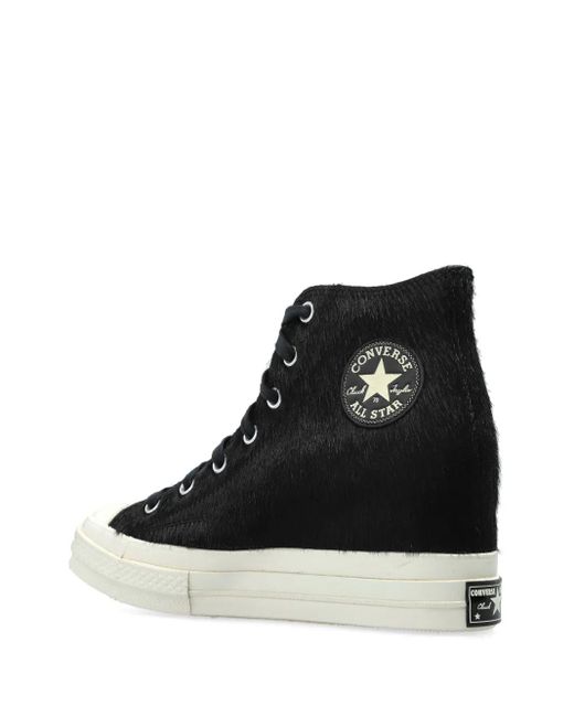 Converse Black Chuck 70 Wedge Sneakers