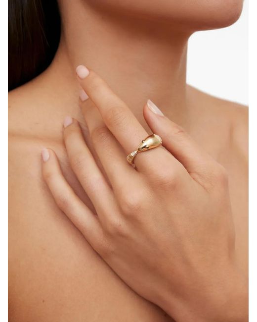 Crayfish Rings Yvonne Léon Crayfish Diamond Ring in Metallic | Lyst