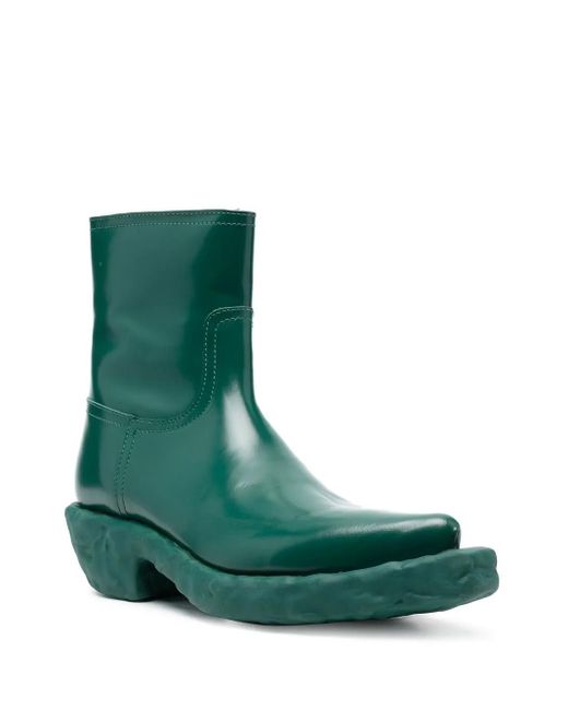 CAMPERLAB Green 55Mm Textured-Sole Boots