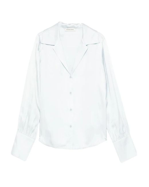 Anine Bing White Bethany Buttoned Shirt