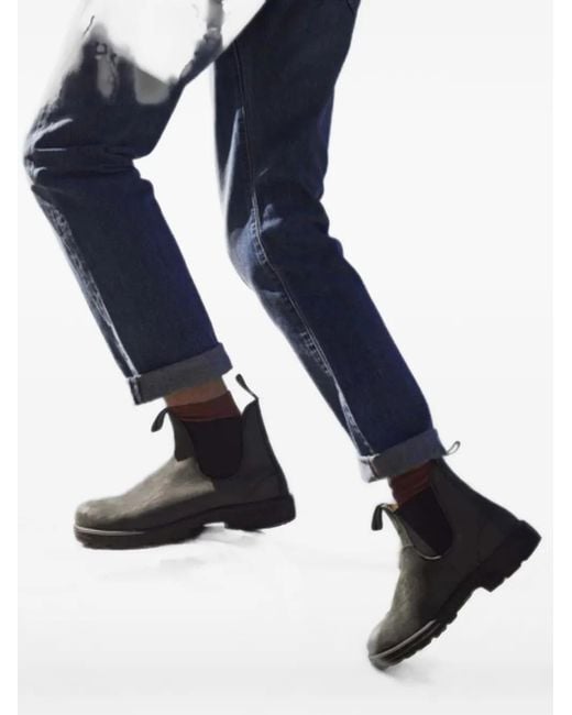 Blundstone Black Elasticated-Panel Boots