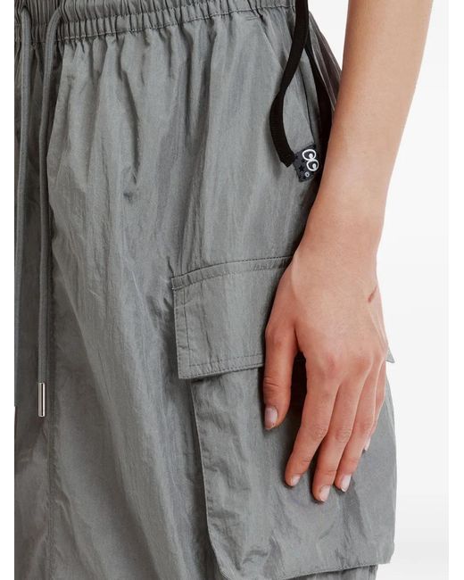 Mini Cream Gray Jupe Longue Cargo À Lien De Resserrage