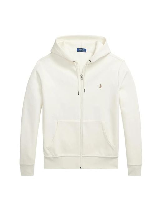 Polo Ralph Lauren メンズ ホワイト ロゴ パーカーの通販はau PAY