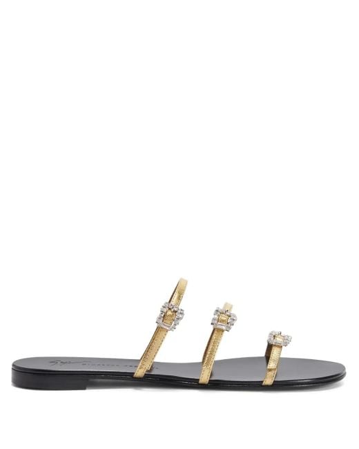 Giuseppe Zanotti White Himari Sandals
