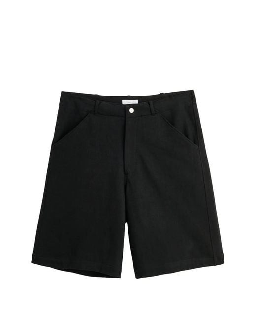 Lady White Co. Black Belt-Loop Shorts for men