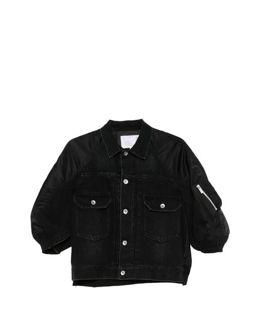 Chaqueta A Paneles Sacai de color Black
