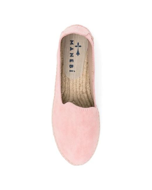 Manebí Pink Suede Espadrilles