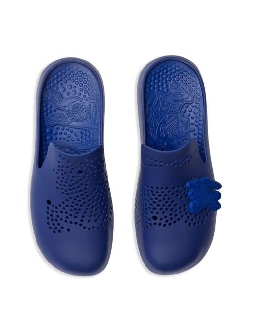 Claquettes Stingray à design perforé Burberry pour homme en coloris Blue