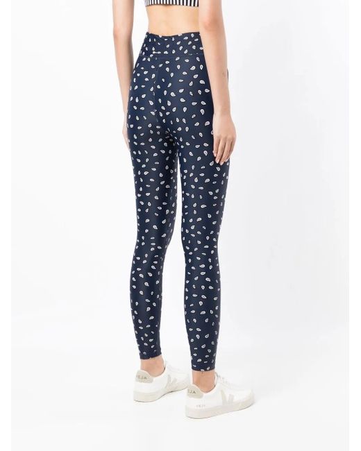 Leggings Sportivi Con Stampa Paisley di The Upside in Blue
