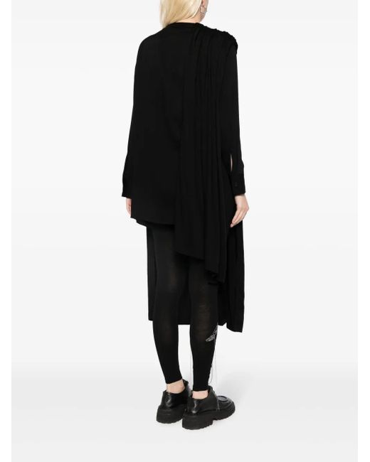 Yohji Yamamoto ドレープ ドレス Black